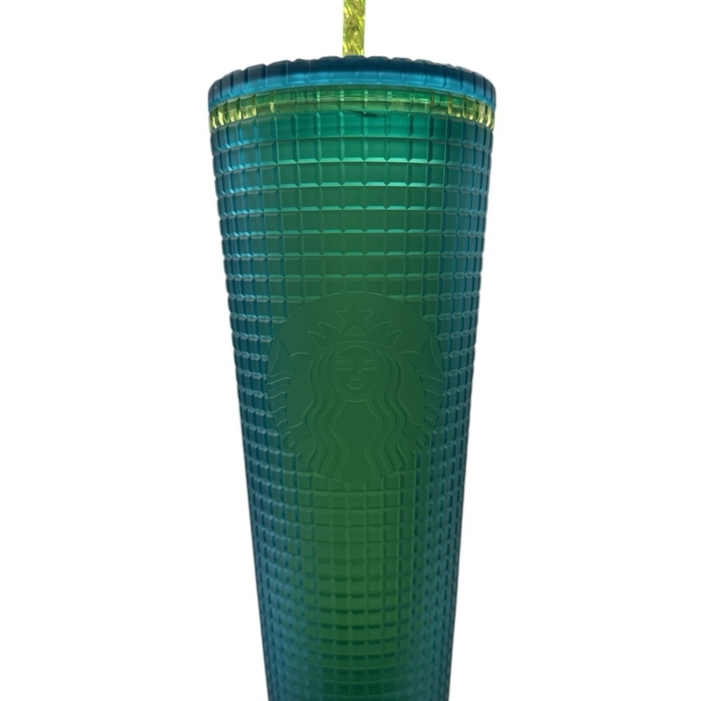 Starbucks 2021 Release Green Grid Tumbler